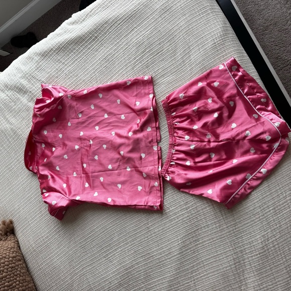 Valentines Day Pink Heart Pajama Set - Picture 6 of 6